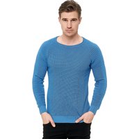 Rusty Neal Strickpullover, mit modernem Rundhalsausschnitt von Rusty Neal