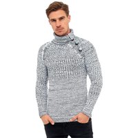 Rusty Neal Strickpullover, mit modischen Zierknöpfen von Rusty Neal