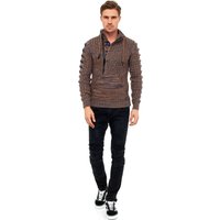Rusty Neal Strickpullover, mit stylischem Ausschnitt von Rusty Neal