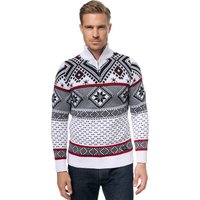 Rusty Neal Strickpullover, mit winterlichem Muster von Rusty Neal