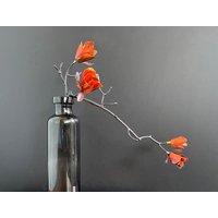 Magnolienzweig Skulptur - Künstliche Blume Für Die Heimdekoration Zen-Blumen-Kunstwerk Kreatives Dekoratives Design Sieben Jahre Zusammen von RustySparrowDesign