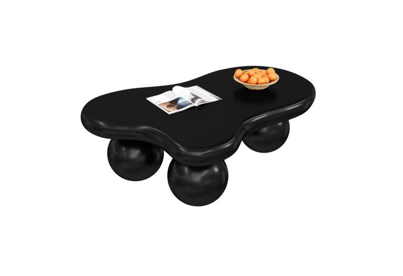 Rutaqian Couchtisch Cloud Style Couchtisch mit LED-Beleuchtung – 16 Farben wählbar, Wolkenform-Design, Rundbein-Design von Rutaqian