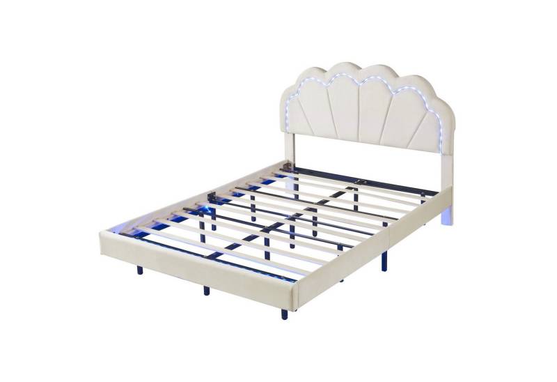 Rutaqian Daybett Polsterbett 140 x 200 cm, mit LED-Leuchten von Rutaqian