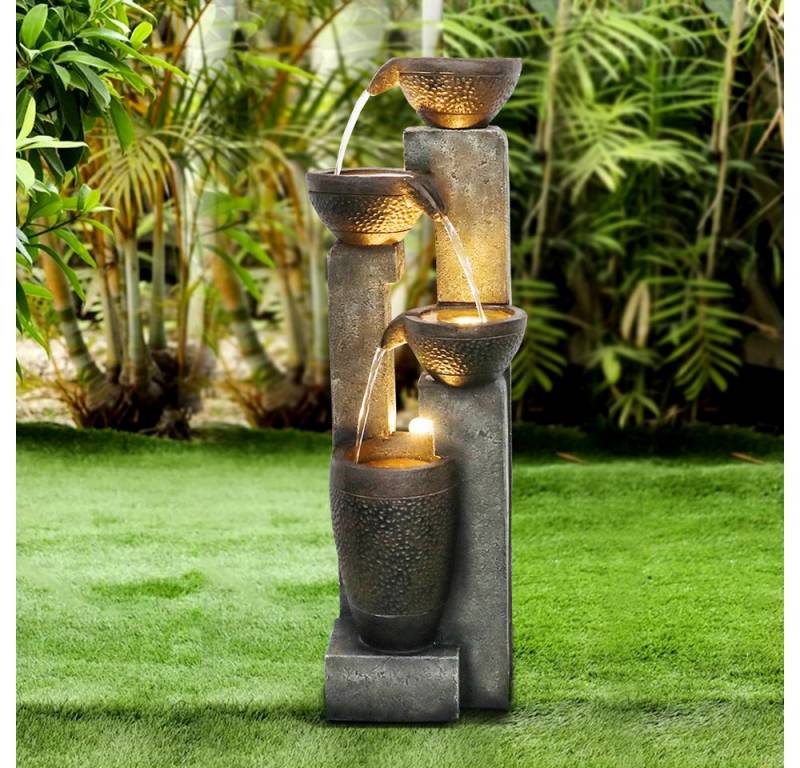 Rutaqian Gartenbrunnen Gartenbrunnen Zimmerbrunnen Springbrunnen Wasserfall Kaskade von Rutaqian