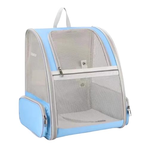 Rutaqian Katzentrager-Rucksack – Oxford-Tuch, angstreduzierendes Design, 7,5 kg Traglast, atmungsaktives Netzgewebe für Indoor/Outdoor-Reisen, Blau Rutaqian Katzentrager-Rucksack – Oxford-Tuch, angstreduzierendes Design, 7,5 kg Traglast, atmungsaktives Netzgewebe für Indoor/Outdoor-Reisen, Blau von Rutaqian
