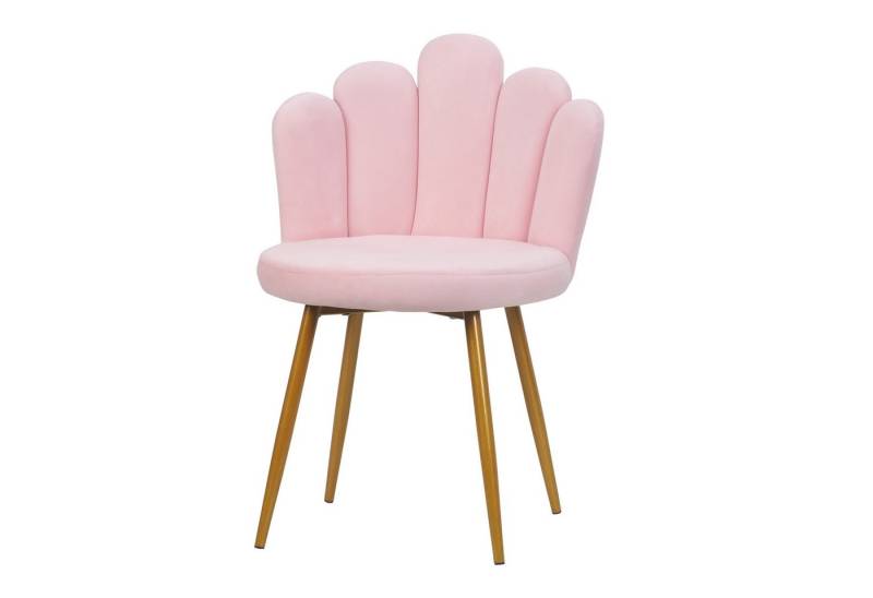 Rutaqian Polsterstuhl Schminktisch Stuhl Mit Rückenlehne, Goldene Metallbeine Bürostuhl, Monderne Schreibtischstuhl Esszimmerstuhl ohne Armlehnen für Heimbüro Rutaqian Polsterstuhl Schminktisch Stuhl Mit Rückenlehne, Goldene Metallbeine Bürostuhl, Monderne Schreibtischstuhl Esszimmerstuhl ohne Armlehnen für Heimbüro von Rutaqian