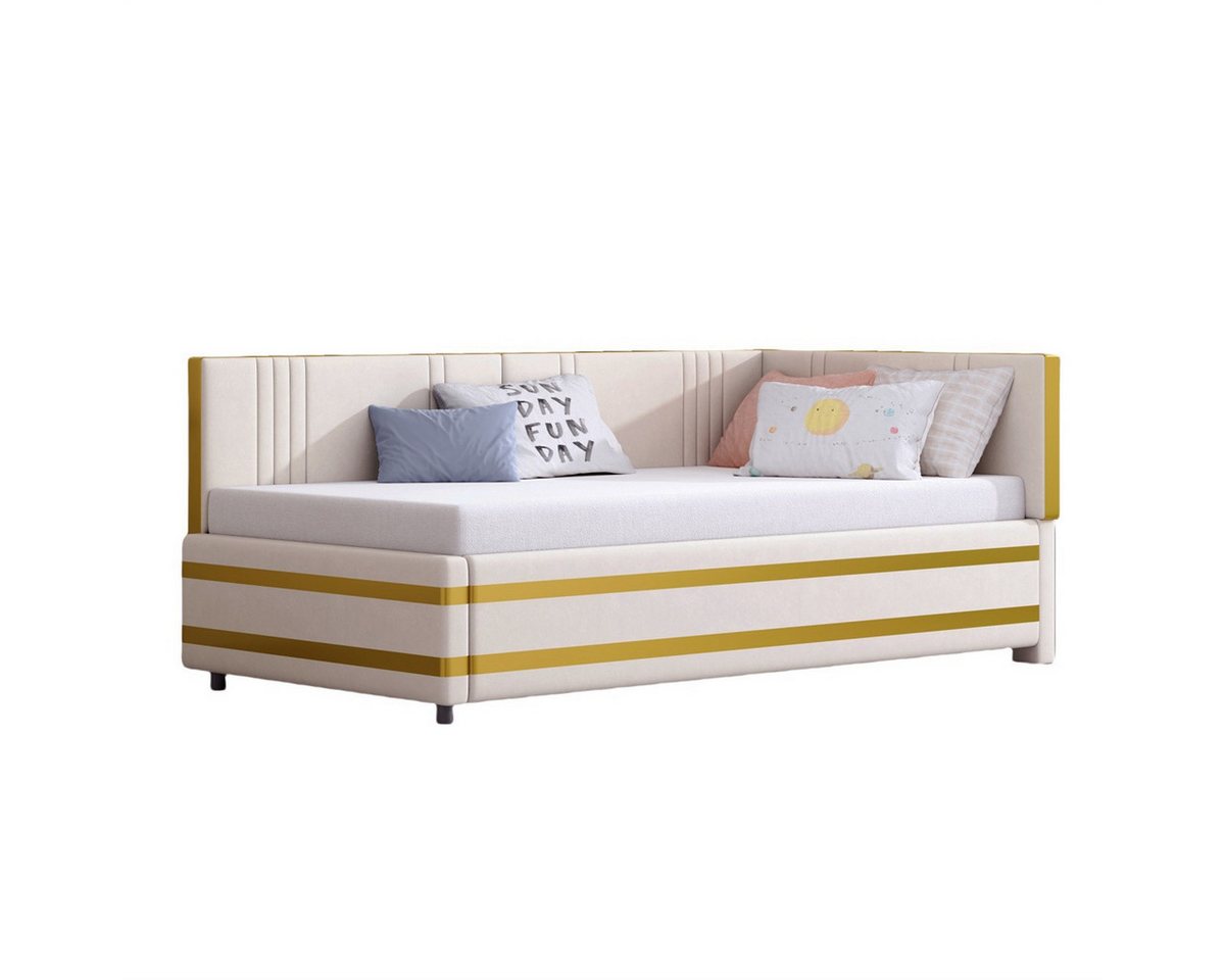 Rutaqian Schlafsofa Multifunktionales Schlafsofa mit Lattenrost, 90x200 cm, Elegant und schlicht Sofabett (ohne Matratze) von Rutaqian