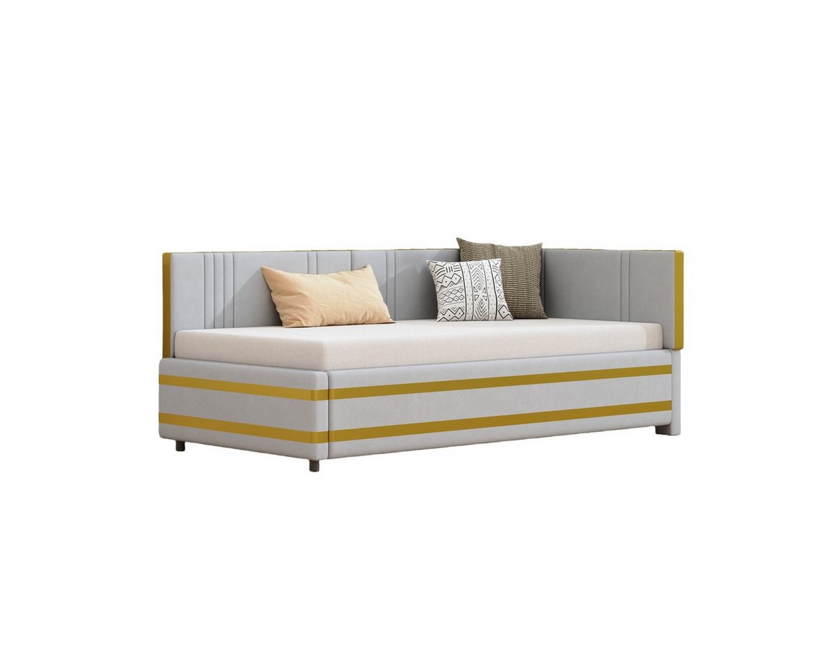 Rutaqian Schlafsofa Multifunktionales Schlafsofa mit Lattenrost, 90x200 cm, Elegant und schlicht Sofabett (ohne Matratze) von Rutaqian