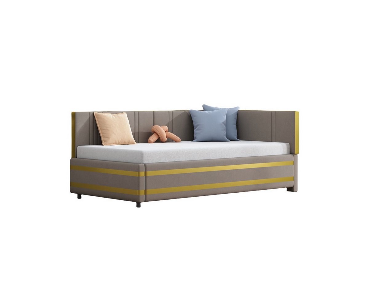 Rutaqian Schlafsofa Multifunktionales Schlafsofa mit Lattenrost, 90x200 cm, Elegant und schlicht Sofabett (ohne Matratze) von Rutaqian