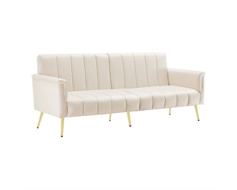 Rutaqian Schlafsofa klappbares Schlafsofa mit Hilfsfüßen, Verstellbare Rückenlehnenneigung, Schlafsofa mit Schlaffunktion,Geeignet für Wohnzimmer,Heimkino,Gästezimmer von Rutaqian