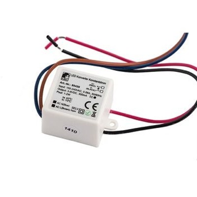 LED-Trafo 1-2W 0,35A 8V n.dimmb IP65 dyn Kstgeh von Rutec