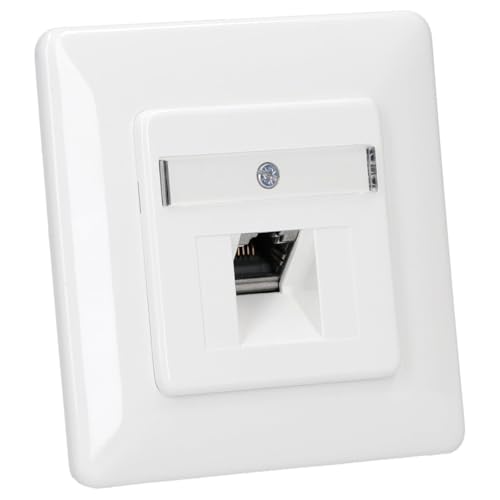 Rutenbeck UAE - Cat. 6A iso Universal-Anschlussdose mit Unterputz-Abdeckung reinweiß 136112030 von Rutenbeck