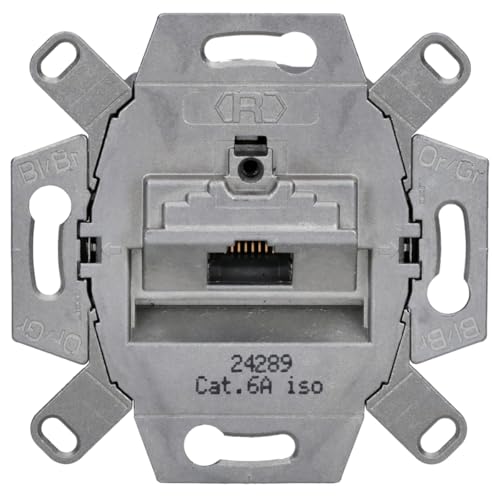 Rutenbeck UAE - Cat. 6A iso Universal-Anschlussdose/Datendose LAN 136104030, 1-Fach RJ45, 10 Gbit/s, Unterputz, geschirmt Rutenbeck UAE - Cat. 6A iso Universal-Anschlussdose/Datendose LAN 136104030, 1-Fach RJ45, 10 Gbit/s, Unterputz, geschirmt von Rutenbeck