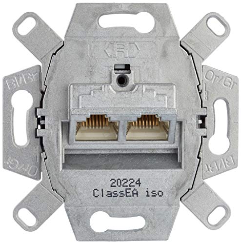 Rutenbeck iso Anschlussdose 2-Fach, UAE-ClassEA iso-8/8 Up 0, 138104070 von Rutenbeck