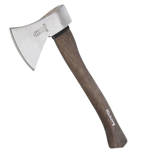 RUTHE Beil Hickory 1000 g | Profi-Tool für Garten & Wald | Geschmiedet Gehärtet | DIN 5131B VPA/GS Geprüft | Ergonomischer Stiel | Gala-BAU Qualität von Ruthe