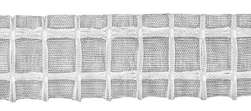 Ruther & Einenkel Bleistiftfalte 50 mm, 200% / Aufmachung 10 m, Polyester, transparent, 1000 x 5 x 0.12 cm von Ruther & Einenkel