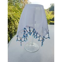 Perlendeckchen, Insektenschutz, Fliegenschutz, Glashaube/19 - 21cm von RuthsNadelspiel