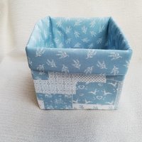 Utensilo Stoffkorb Aufbewahrung Ablage Dekoration Wickeltisch Wickelkomode Verstauen Waffelpique Körbe von RuthsNaehkaestchen