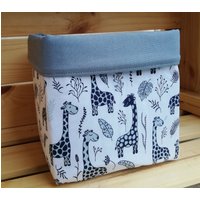 Utensilo Stoffkorb Aufbewahrung Ablage Dekoration Wickeltisch Wickelkomode Verstauen Waffelpique Körbe von RuthsNaehkaestchen