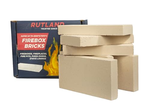 Rutland Feuerziegel, 2000F, 6 Stück Rutland Feuerziegel, 2000F, 6 Stück von Rutland Products