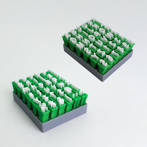 2 Sätze Alphabet Tonstempel Set, Tonstempel Sets mit Groß und Kleinbuchstaben, Keramik Werkzeuge, Ton Werkzeug, Buchstaben Stempel, für Keramik, Töpfern und Basteln 2 Sätze Alphabet Tonstempel Set, Tonstempel Sets mit Groß und Kleinbuchstaben, Keramik Werkzeuge, Ton Werkzeug, Buchstaben Stempel, für Keramik, Töpfern und Basteln von Rutovex
