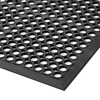 NoTrax Arbeitsplatzmatte für Nass- und Trockenbereiche, Loch-Drainage, BxT 910 x 1.520 mm von NoTrax