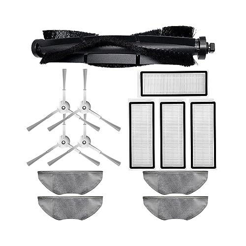 RuuTe Hepa-Filterrolle, Hauptseitenbürste, Mopptücher, Lappen, kompatibel mit 360 S6 Pro X95 Roboter-Staubsauger, Ersatzteile, Zubehör von RuuTe