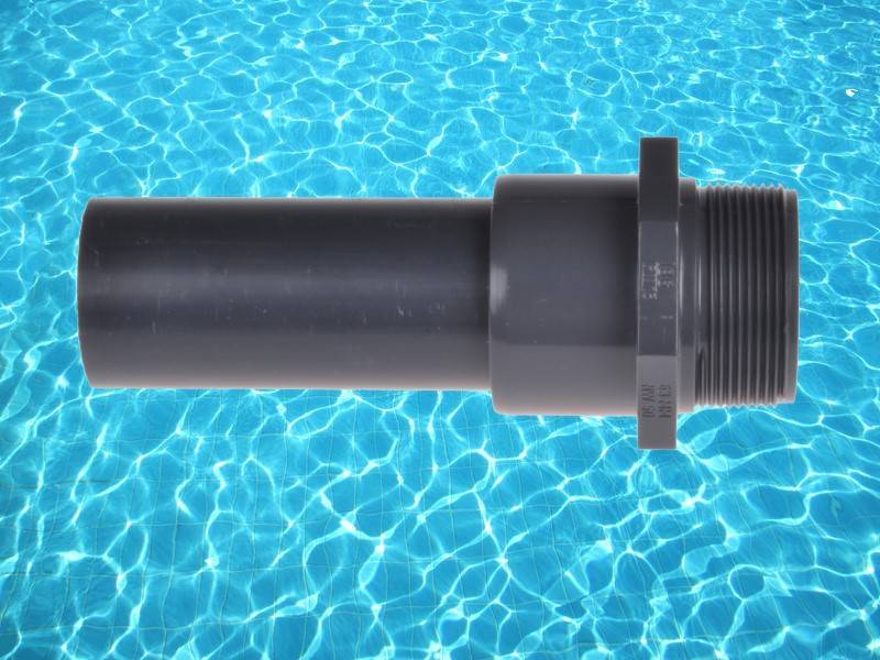 38mm Schlauchadapter Verbindungsstück 1x 2" AG auf 63mm 280033 von Ruudie