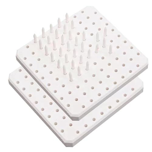 Ruuizksa Ofenstelzen Unterstützen Nägel, Keramik-Brennmatte, Hochtemperaturbeständige Ofenwerkzeuge, Ton-Ersatzzubehör (2er-Pack) von Ruuizksa