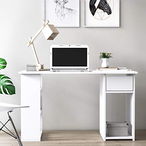 Ruumstore Study Desk, Chipboard, White, One Size von Ruumstore