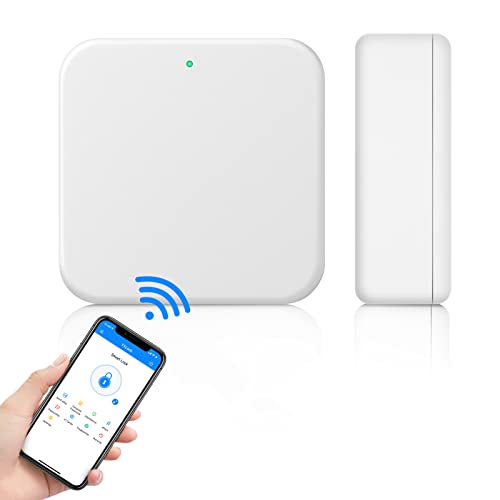 Ruveno WLAN-Gateway, schlüsselloses Entry mit Fernbedienung, Smart-Bluetooth-Türschloss, WiFi-Brücke, G2-Gateway, G2-Smart-Hub, funktioniert mit TT-Schloss, App, Alexa Ruveno WLAN-Gateway, schlüsselloses Entry mit Fernbedienung, Smart-Bluetooth-Türschloss, WiFi-Brücke, G2-Gateway, G2-Smart-Hub, funktioniert mit TT-Schloss, App, Alexa von Ruveno