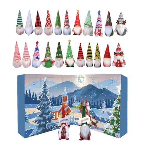 Ruwshuuk Countdown-Kalender Für Weihnachten - 2025 Wichtel Weihnachts-Countdown Advents-Figuren - Sammel Dekofigur Für Jugendliche Erwachsene Familie Festtagsdekoration Ruwshuuk Countdown-Kalender Für Weihnachten - 2025 Wichtel Weihnachts-Countdown Advents-Figuren - Sammel Dekofigur Für Jugendliche Erwachsene Familie Festtagsdekoration von Ruwshuuk