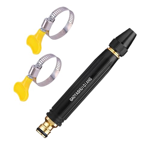 Ruwshuuk Gartenschlauch-Sprühdüse – Hochdruckreiniger-Schlauchtülle Sprüher – Handheld-Ersatzteile mit 3 Mustern, Reinigungswerkzeuge für Haus, Boden, Rasen, Haustier, Baden, Terrasse Ruwshuuk Gartenschlauch-Sprühdüse – Hochdruckreiniger-Schlauchtülle Sprüher – Handheld-Ersatzteile mit 3 Mustern, Reinigungswerkzeuge für Haus, Boden, Rasen, Haustier, Baden, Terrasse von Ruwshuuk
