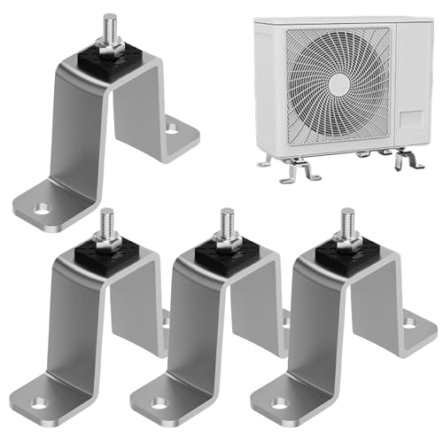 Ruwshuuk Klimagerät Stützfüße,4 Stück Schwingungsdämmende Halterung Für Split-Kondensator - Edelstahl Montagefüße für Heimwerker Garten Hinterhof Bau Ruwshuuk Klimagerät Stützfüße,4 Stück Schwingungsdämmende Halterung Für Split-Kondensator - Edelstahl Montagefüße für Heimwerker Garten Hinterhof Bau von Ruwshuuk