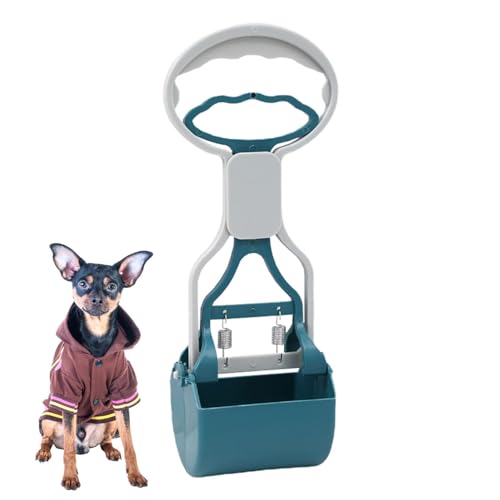 Ruwshuuk Kotschaufel – Tragbares Hundekot-Aufhebewerkzeug, federfertige Kotschaufel für große und kleine Hunde, einfach zu bedienende Kotschaufel für Gras, Schmutz, Kies von Ruwshuuk