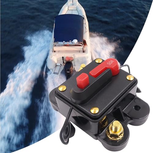 Ruwshuuk Marine-Schutzschalter - RV Batterie Hauptschalter - Stromunterbrecher für Elektroinstallation Automobilbereich ATV Haushaltsprüfgerät von Ruwshuuk