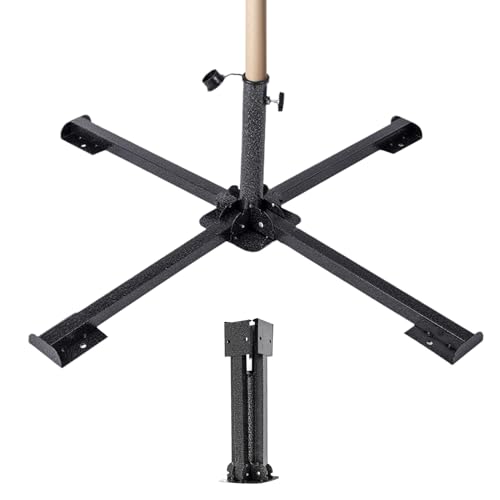 Ruwshuuk Outdoor Schirmbasis - Metall Ständer Für Terrassenschirm - Große Stütze Für Garten Terrasse Café von Ruwshuuk