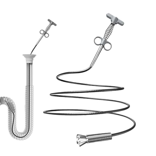 Ruwshuuk Sanitärschlange, Abflusswerkzeug für Waschbeckenschlange | Reinigungswerkzeug für Waschbeckenverstopfungen | Abfluss-Verstopfungs-Entferner, Waschbecken-Schlangen-Abfluss-Werkzeug für von Ruwshuuk