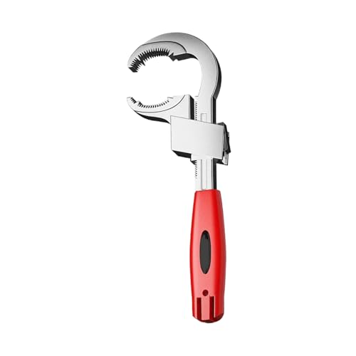 Ruwshuuk Verstellbarer Schraubenschlüssel,Wasserhahn Schlüssel - Ergonomischer Schraubenschlüssel für Haushalt, Installation, Industrie, Bau, Küche, Waschbecken, Armaturen und Dusche von Ruwshuuk