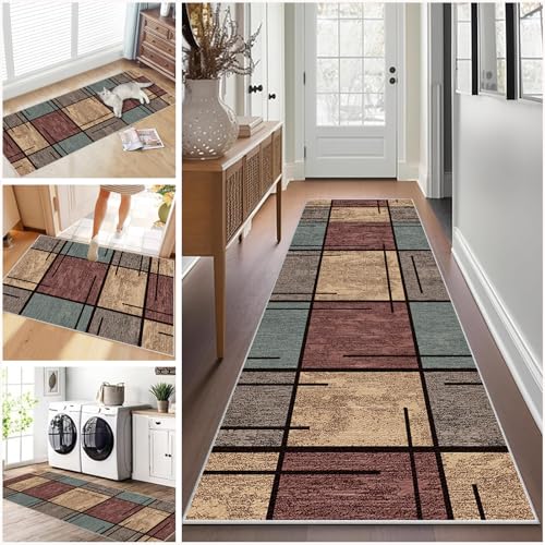 Flur Teppich Läufer rutschfest 120 x 280 cm Küchenteppich Waschbare Teppichläufer Flur Küchenläufer Flurläufer Korridor Teppich Läufer für Küche Eingangsbereich Wohnzimmer Bettvorleger Schlafzimmer Flur Teppich Läufer rutschfest 120 x 280 cm Küchenteppich Waschbare Teppichläufer Flur Küchenläufer Flurläufer Korridor Teppich Läufer für Küche Eingangsbereich Wohnzimmer Bettvorleger Schlafzimmer von Ruxevnsy