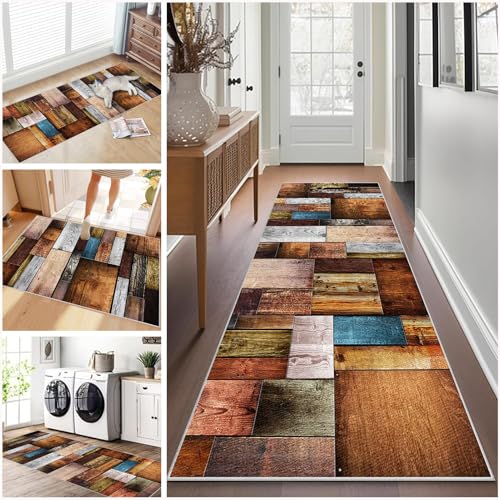 Lang Teppich Läufer Flur Küche Vintage rutschfest Waschbar 50 x 120 cm Kücheläufer kurzflor Bettumrandung Teppichläufer Flur Teppich Läufer für Küche Eingangsteppich Bodenmatte Schmutzfangmatte Lang Teppich Läufer Flur Küche Vintage rutschfest Waschbar 50 x 120 cm Kücheläufer kurzflor Bettumrandung Teppichläufer Flur Teppich Läufer für Küche Eingangsteppich Bodenmatte Schmutzfangmatte von Ruxevnsy