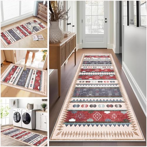 Lang Teppich Läufer Flur Küche Vintage rutschfest Waschbar 60 x 400 cm Kücheläufer kurzflor Bettumrandung Teppichläufer Flur Teppich Läufer für Küche Eingangsteppich Bodenmatte Schmutzfangmatte Lang Teppich Läufer Flur Küche Vintage rutschfest Waschbar 60 x 400 cm Kücheläufer kurzflor Bettumrandung Teppichläufer Flur Teppich Läufer für Küche Eingangsteppich Bodenmatte Schmutzfangmatte von Ruxevnsy