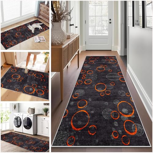 Teppich Läufer Flur Küche 40 x 350 cm rutschfest Teppichläufer Flur Waschbar Küchenteppich Flurläufer Fußmatte Lang Entryway Runner Teppich Küchenläufer Matte Läufer für Eingang Korridor Wohnzimmer von Ruxevnsy