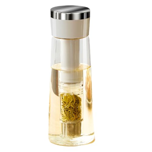 Ruyeiig Cold Brew Kaffeekrug,Press-Stempel-System Für Eistee & Kaltgetränke | Multifunktionale Karaffe Mit Weitem Einfüllstutzen Für Picknick, Camping, Café & Unterwegs von Ruyeiig