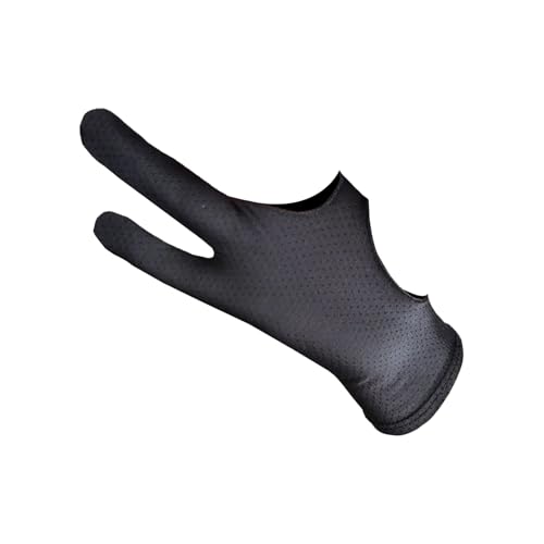 Ruyeiig Digitaler Zeichenhandschuh | Zweifinger Handschuh Für Digitale Kunst,Paar Atmungsaktive Links Rechts Handschuhe für Zeichner Anfänger Handballen Papier Skizzen Tablet Nutzung von Ruyeiig