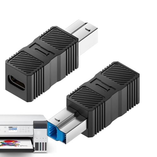 Ruyeiig Festplatten Adapter - USB-zu-B-3.0-Druckeradapter - Hochgeschwindigkeits-Datenübertragung für Computer Laptops Scanner und Festplatten Ruyeiig Festplatten Adapter - USB-zu-B-3.0-Druckeradapter - Hochgeschwindigkeits-Datenübertragung für Computer Laptops Scanner und Festplatten von Ruyeiig