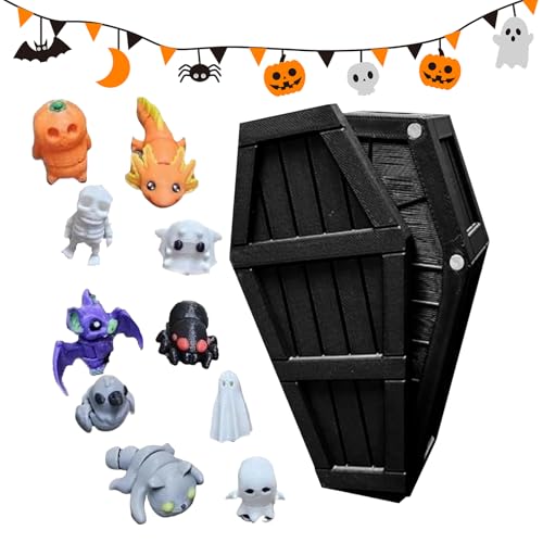 Ruyeiig Halloween Kalender - Festlicher Countdown Kalender - Dekoratives Sargförmiges Spielzeug Für Kindergeburtstage Mädchen Schreibtisch Deko Ruyeiig Halloween Kalender - Festlicher Countdown Kalender - Dekoratives Sargförmiges Spielzeug Für Kindergeburtstage Mädchen Schreibtisch Deko von Ruyeiig