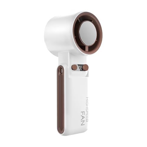Ruyeiig Handventilator - Tragbarer Kühlventilator mit 100 Geschwindigkeitsstufen - 4000 mAh faltbares aufladbares Kühlgerät für, Outdoor, Arbeitsplatz, Innenbereich, Camping, Reisen von Ruyeiig
