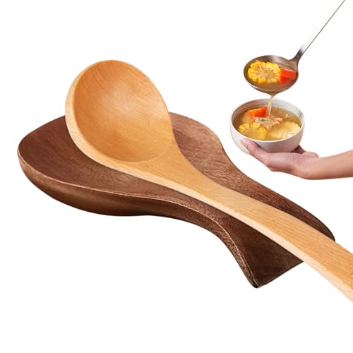 Ruyeiig Holz-Löffelhalter | Kochlöffelhalter - Ländlicher Aufbewahrungshalter Für Küchenutensilien Deko Arbeitsplatte Für Buffet Zuhause Restaurant Grillen Camping Garten Picknick von Ruyeiig