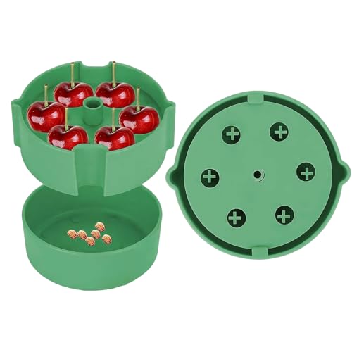 Ruyeiig Kirschkernentferner | Entsteiner Für Mehrere Kirschen Gleichzeitig - Küchenhelfer Entkerner Mit Handlichem Druckdesign Für Obst Weintrauben Jujubes Marmeladenherstellung Haus Camping Ruyeiig Kirschkernentferner | Entsteiner Für Mehrere Kirschen Gleichzeitig - Küchenhelfer Entkerner Mit Handlichem Druckdesign Für Obst Weintrauben Jujubes Marmeladenherstellung Haus Camping von Ruyeiig